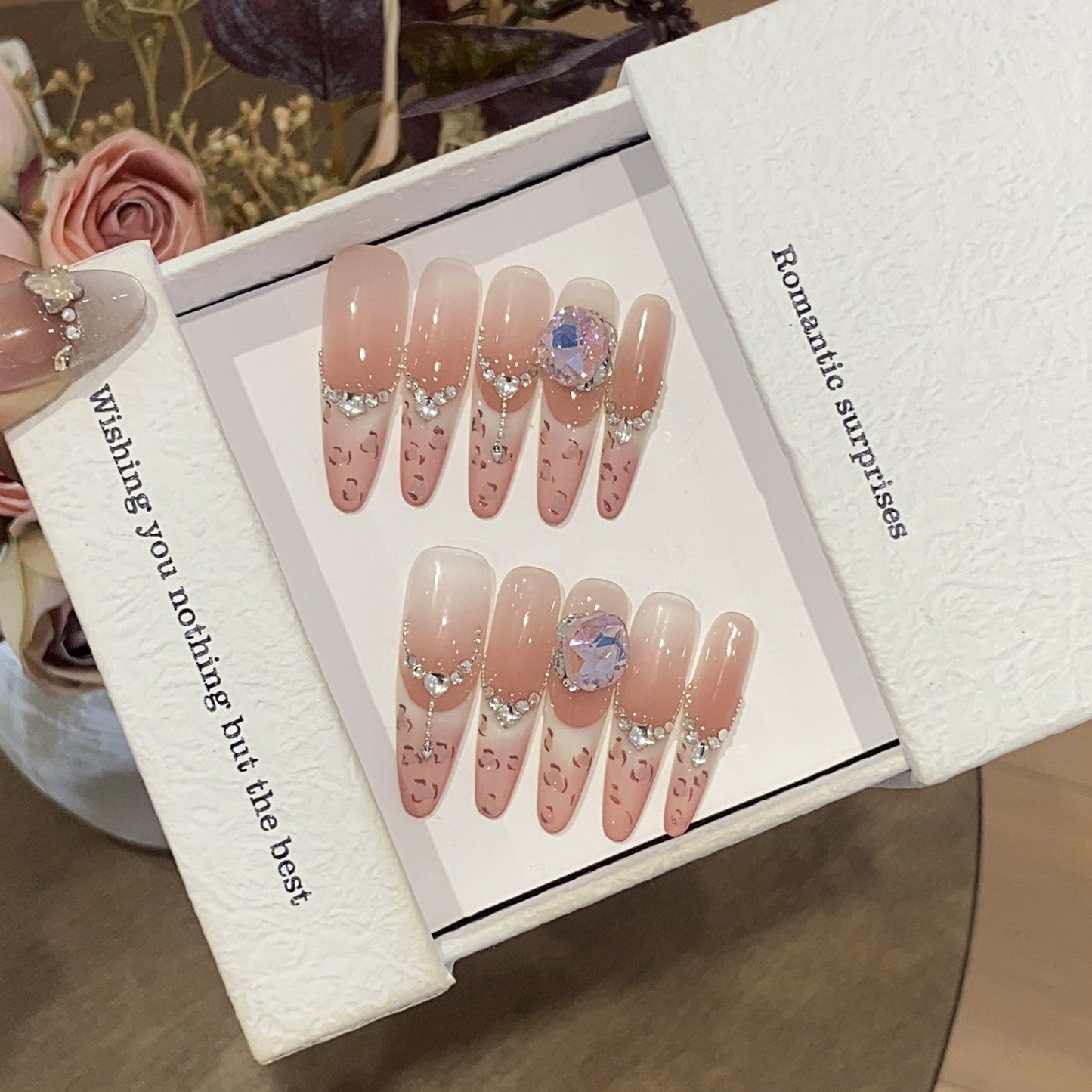 0995- Handmade press on nails