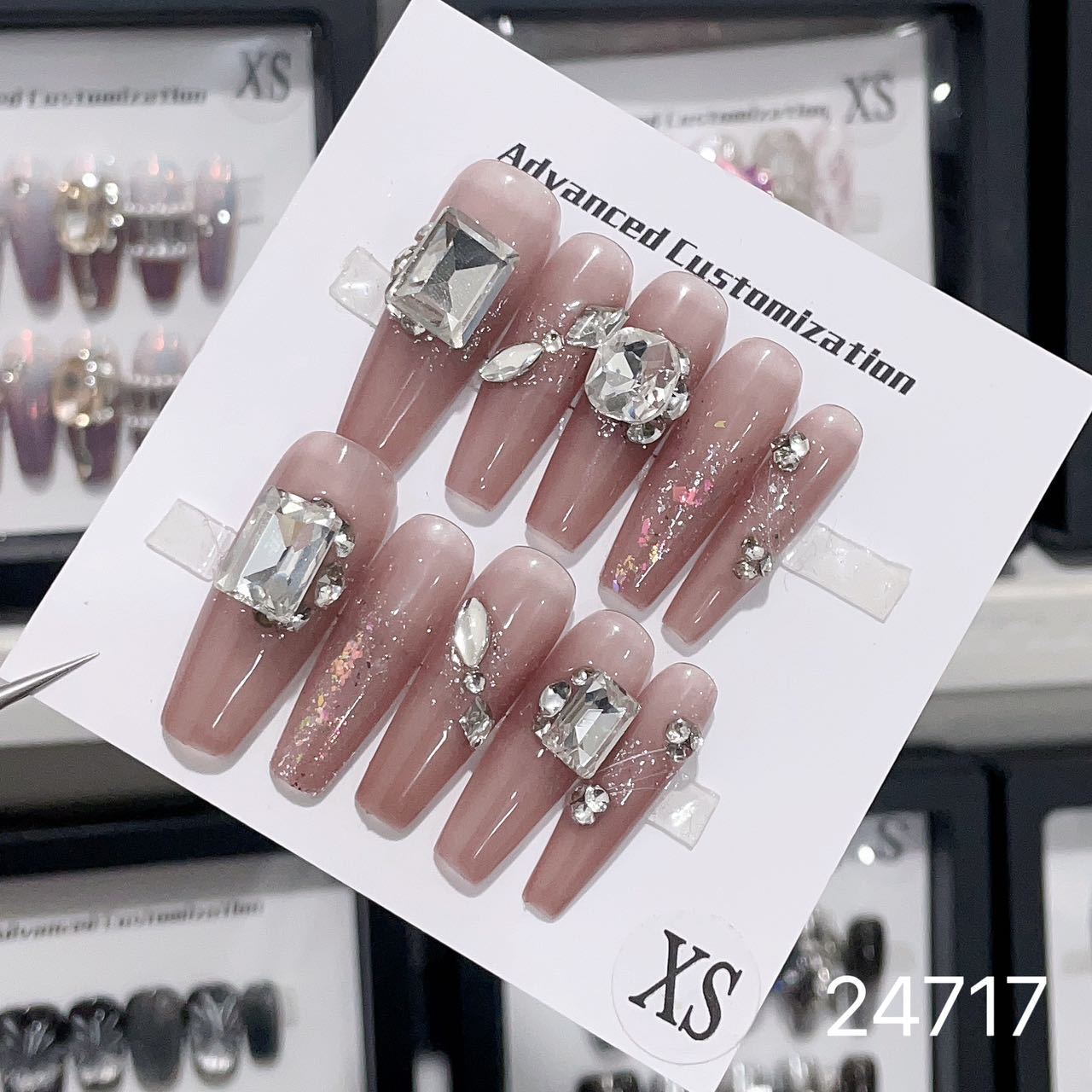 0967- Handmade press on nails