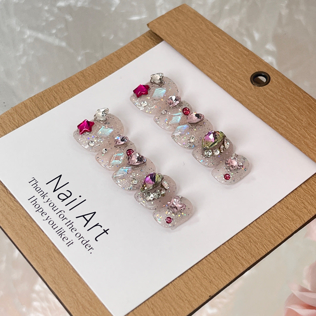 0971- Handmade press on nails