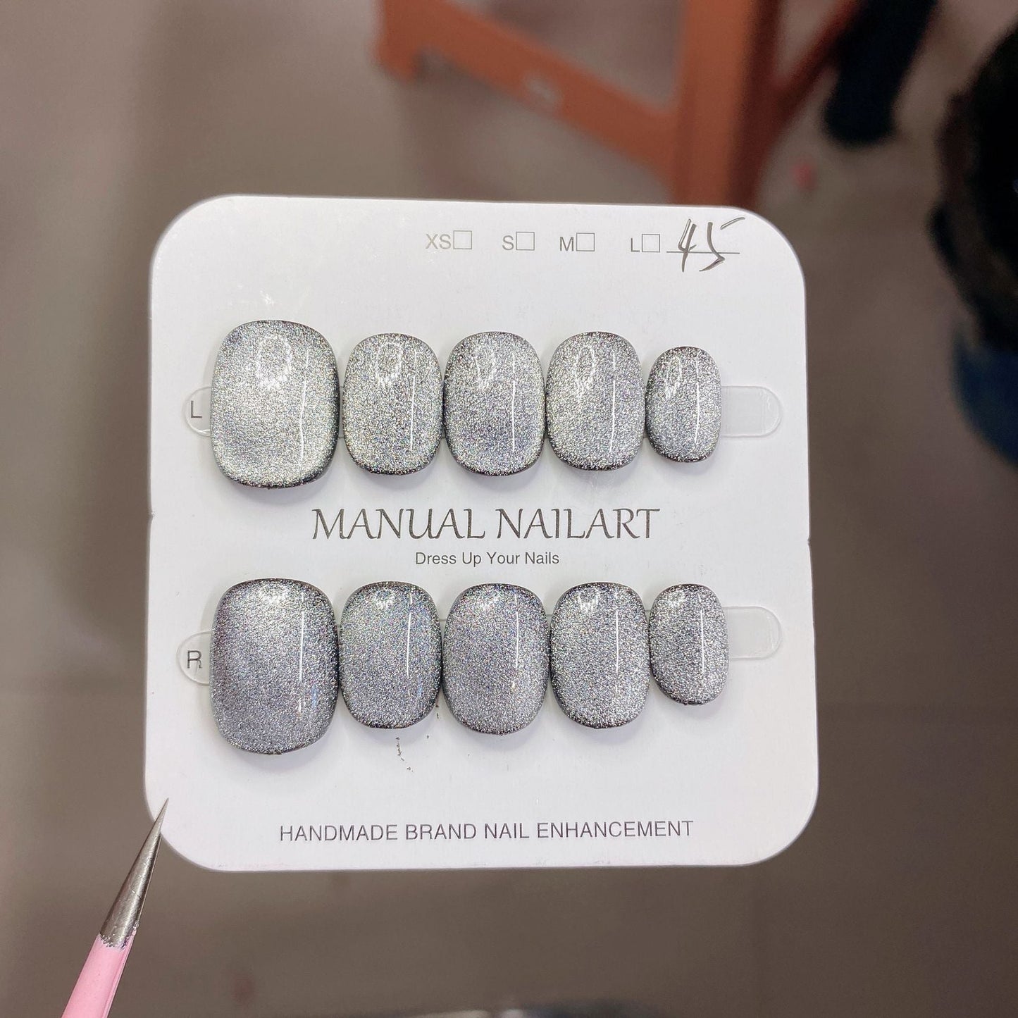 0965- Handmade press on nails