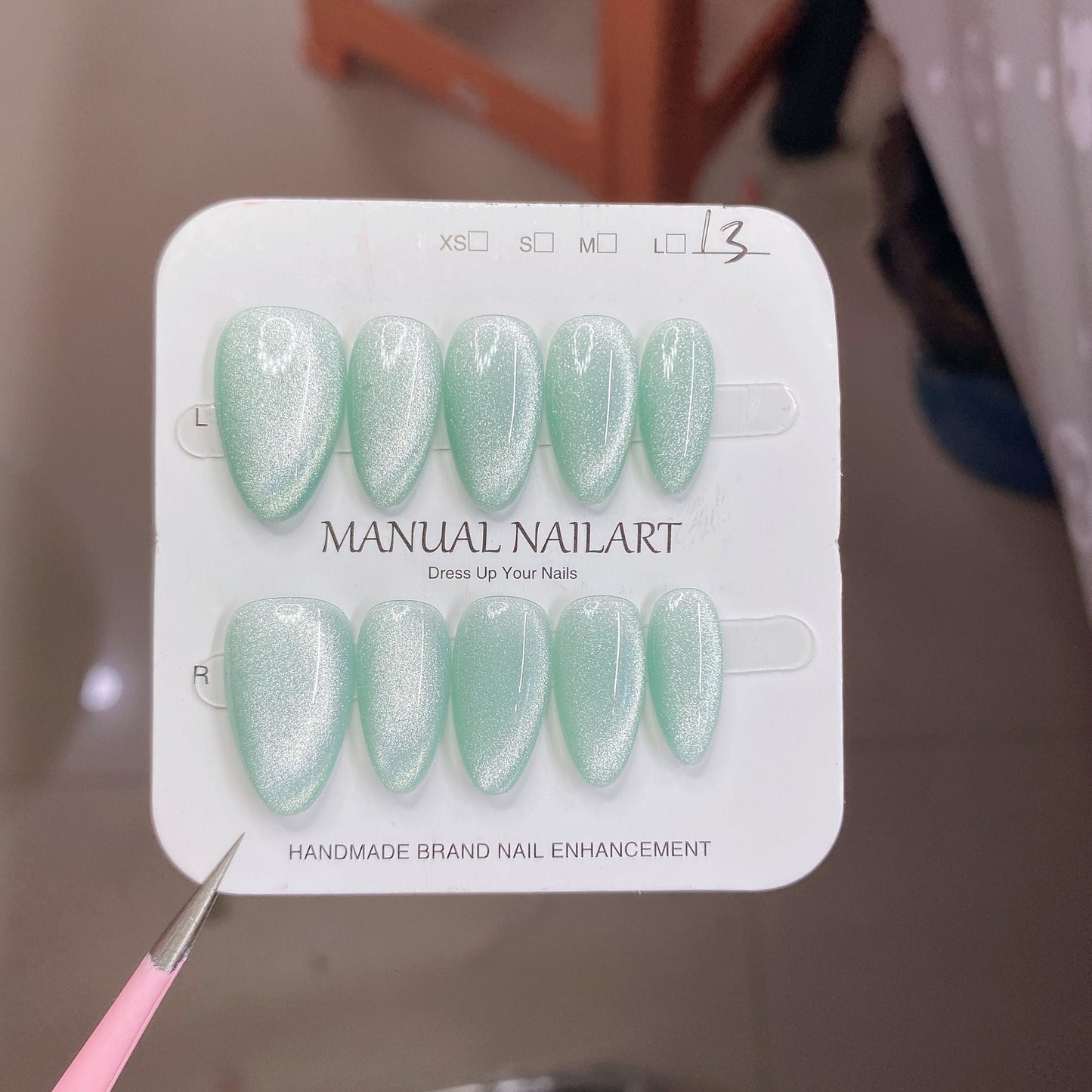 0965- Handmade press on nails