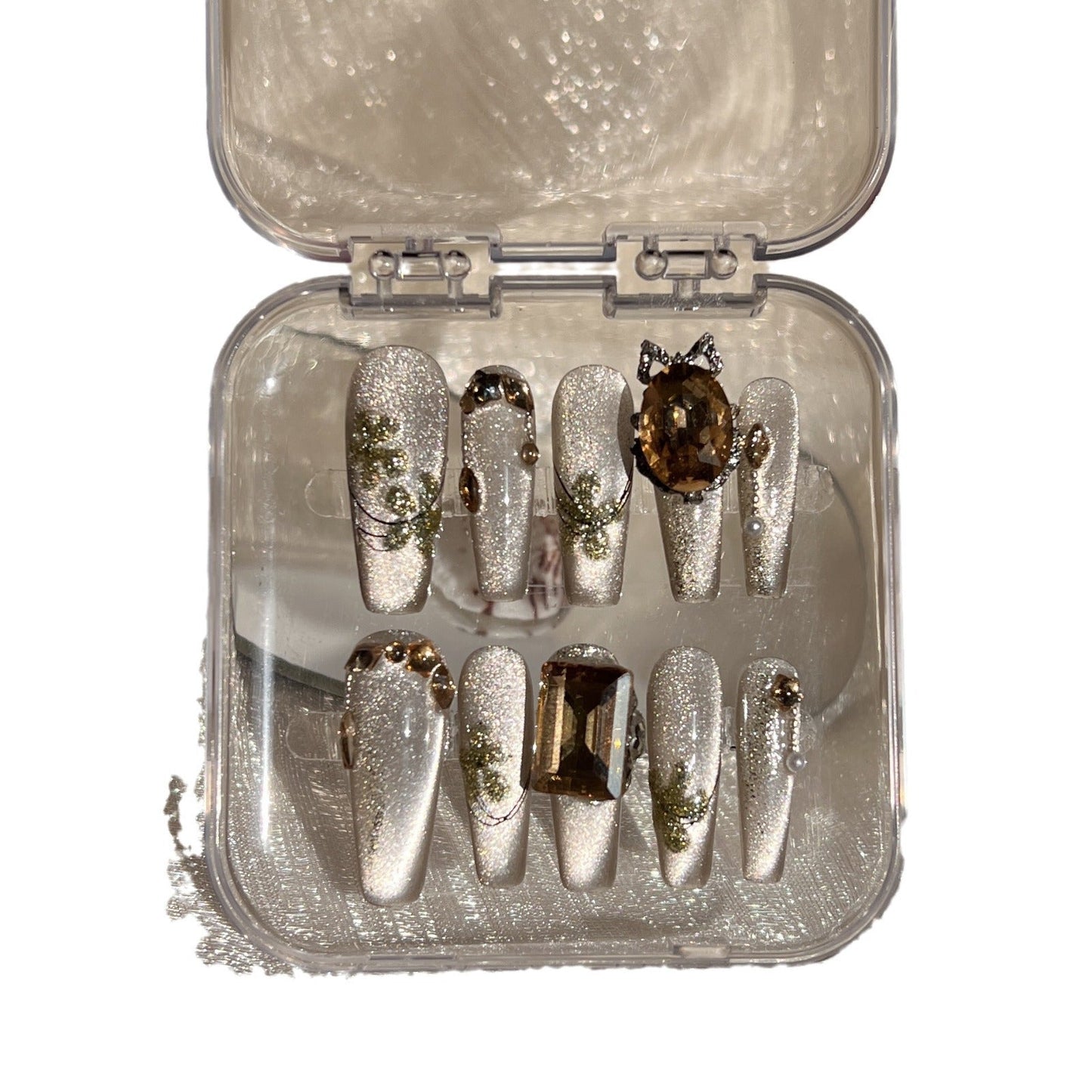 0948- Handmade press on nails