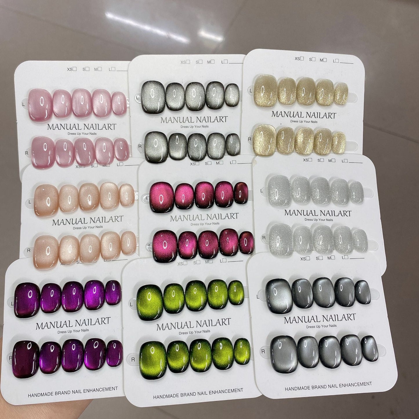 0965- Handmade press on nails