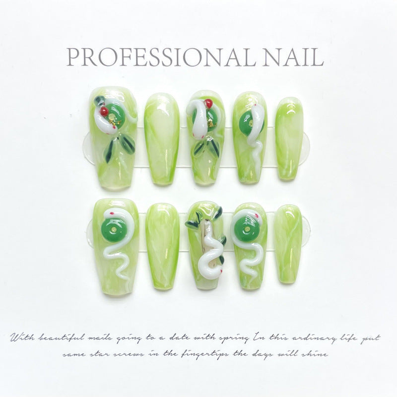1023- Handmade press on nails