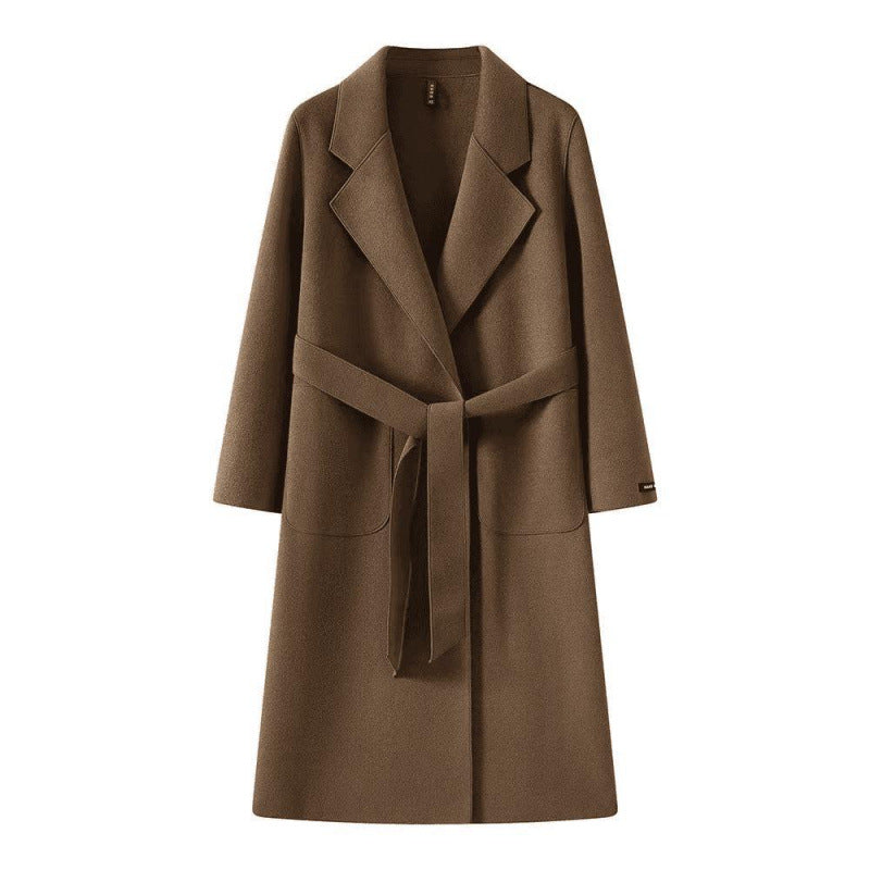 Women Loose Fit Mid-Length Coat