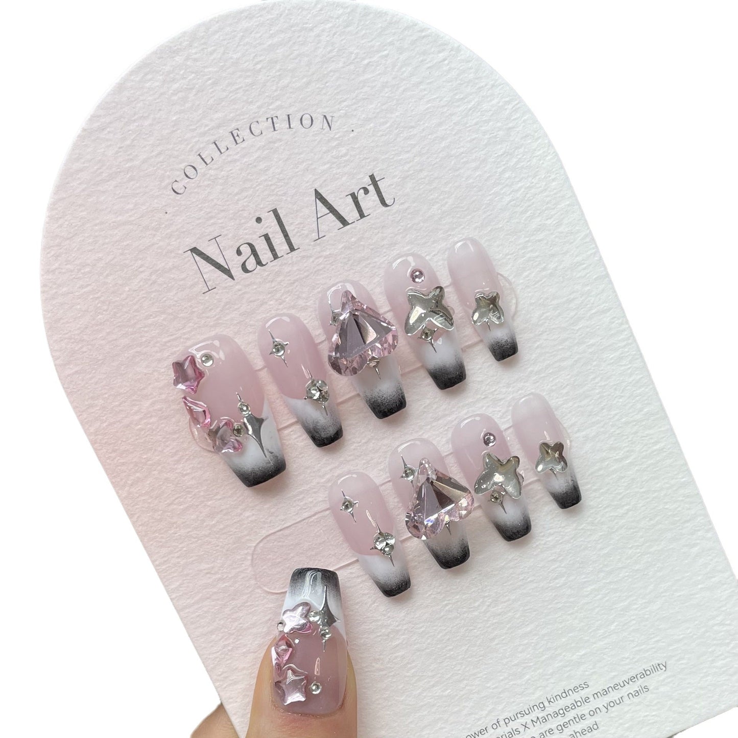 1022- Handmade press on nails