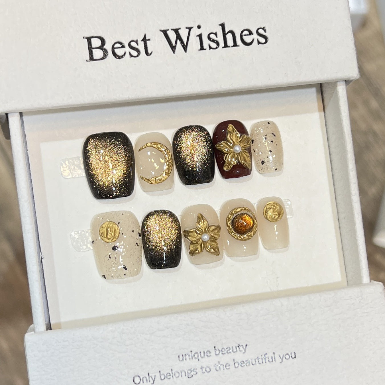 0969- Handmade press on nails