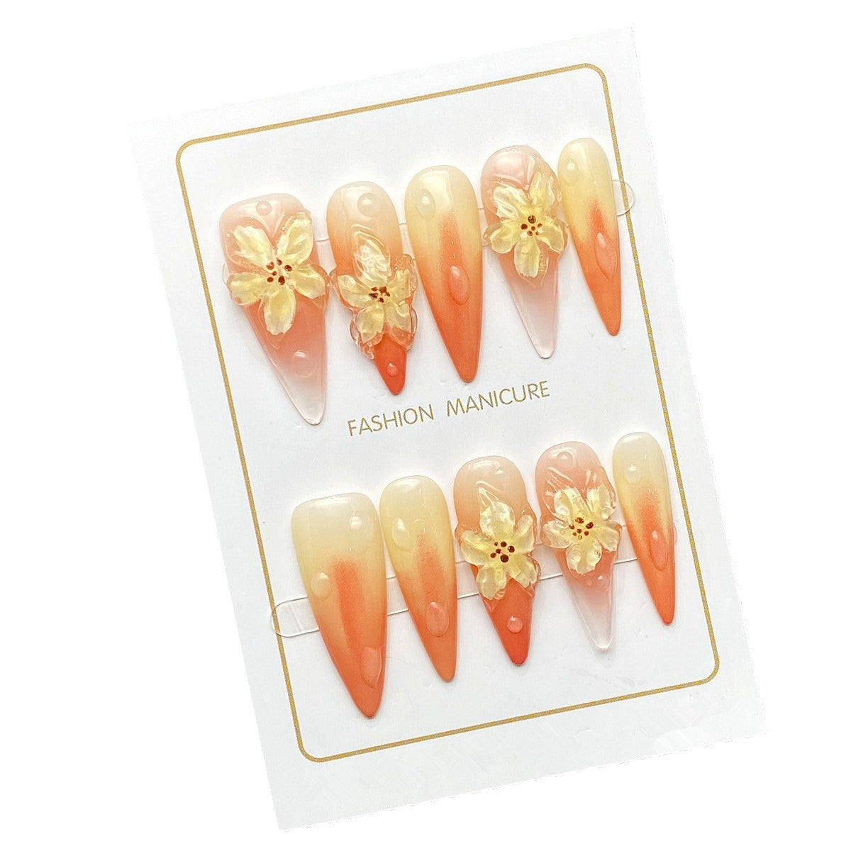 0979- Handmade press on nails