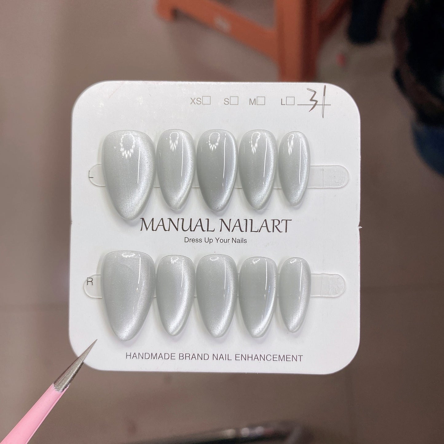 1027- Handmade press on nails