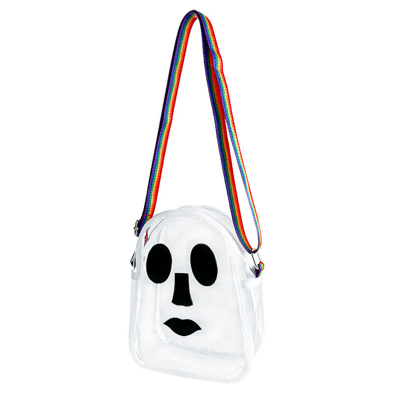 Funny Fashion PVC Jelly Bag, Shoulder Small Square Bag, Crossbody Bag Portable, Travel Shoulder Bag