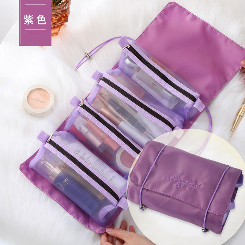 Four-in-one cosmetic bag