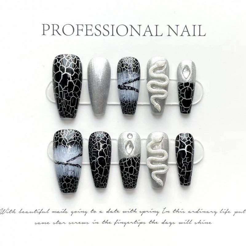 0937- Handmade press on nails