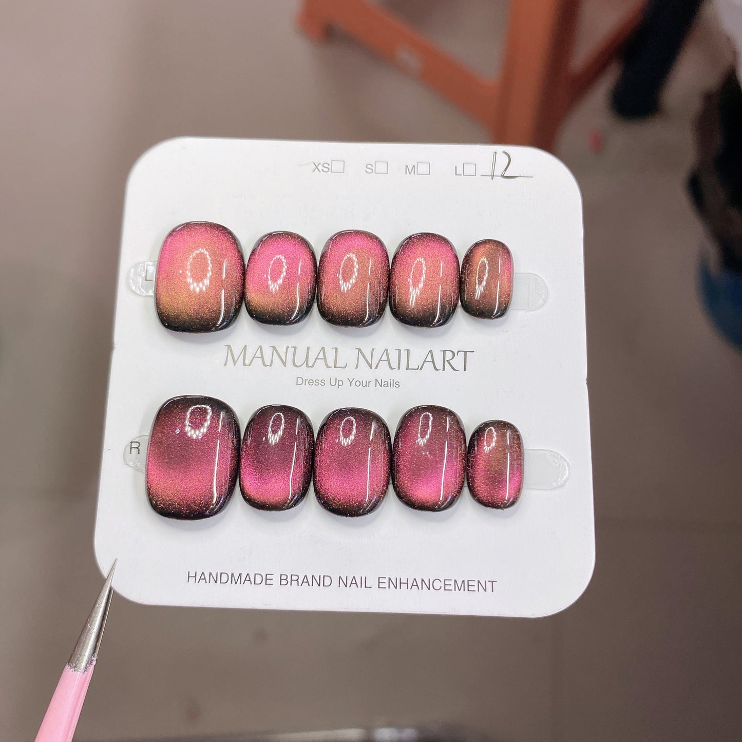 1027- Handmade press on nails