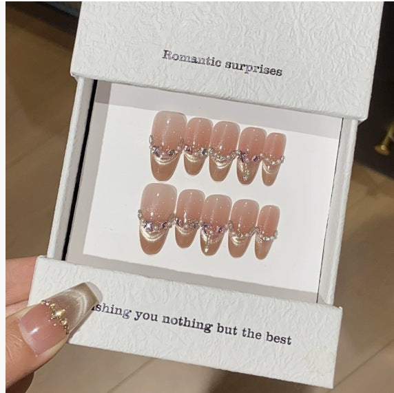 0995- Handmade press on nails