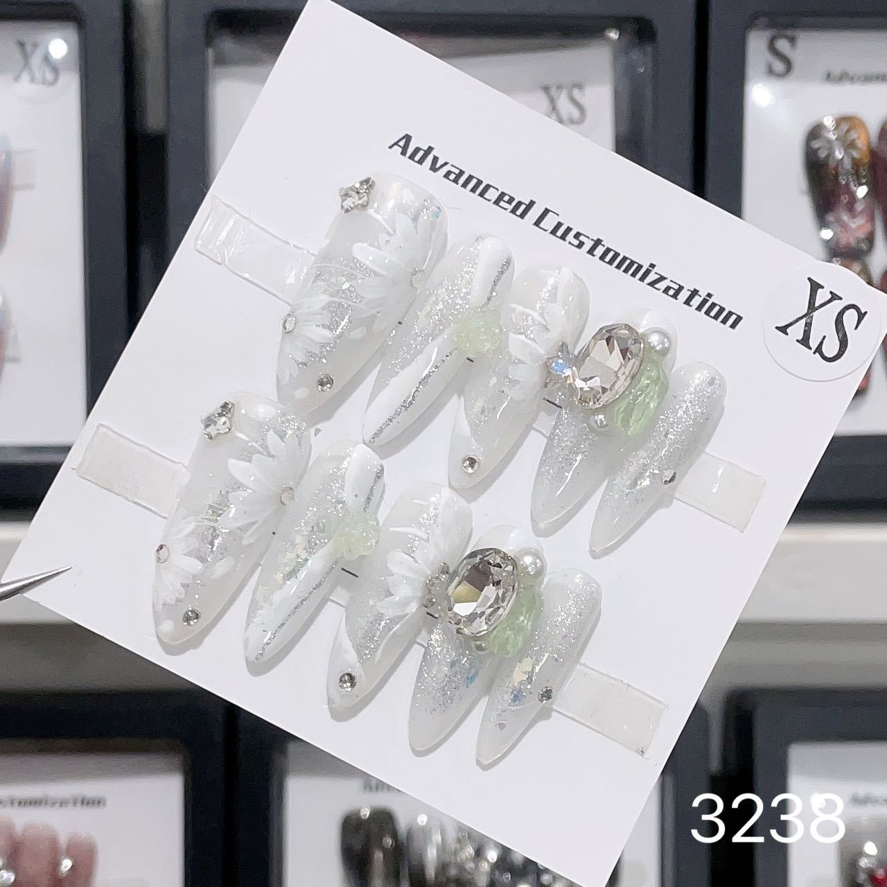 1025- Handmade press on nails