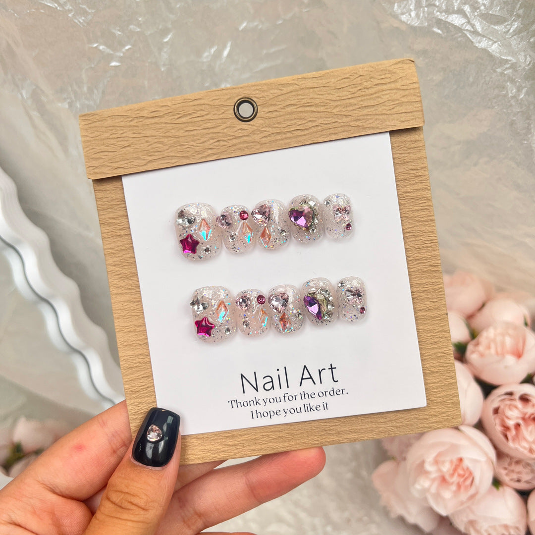 0971- Handmade press on nails