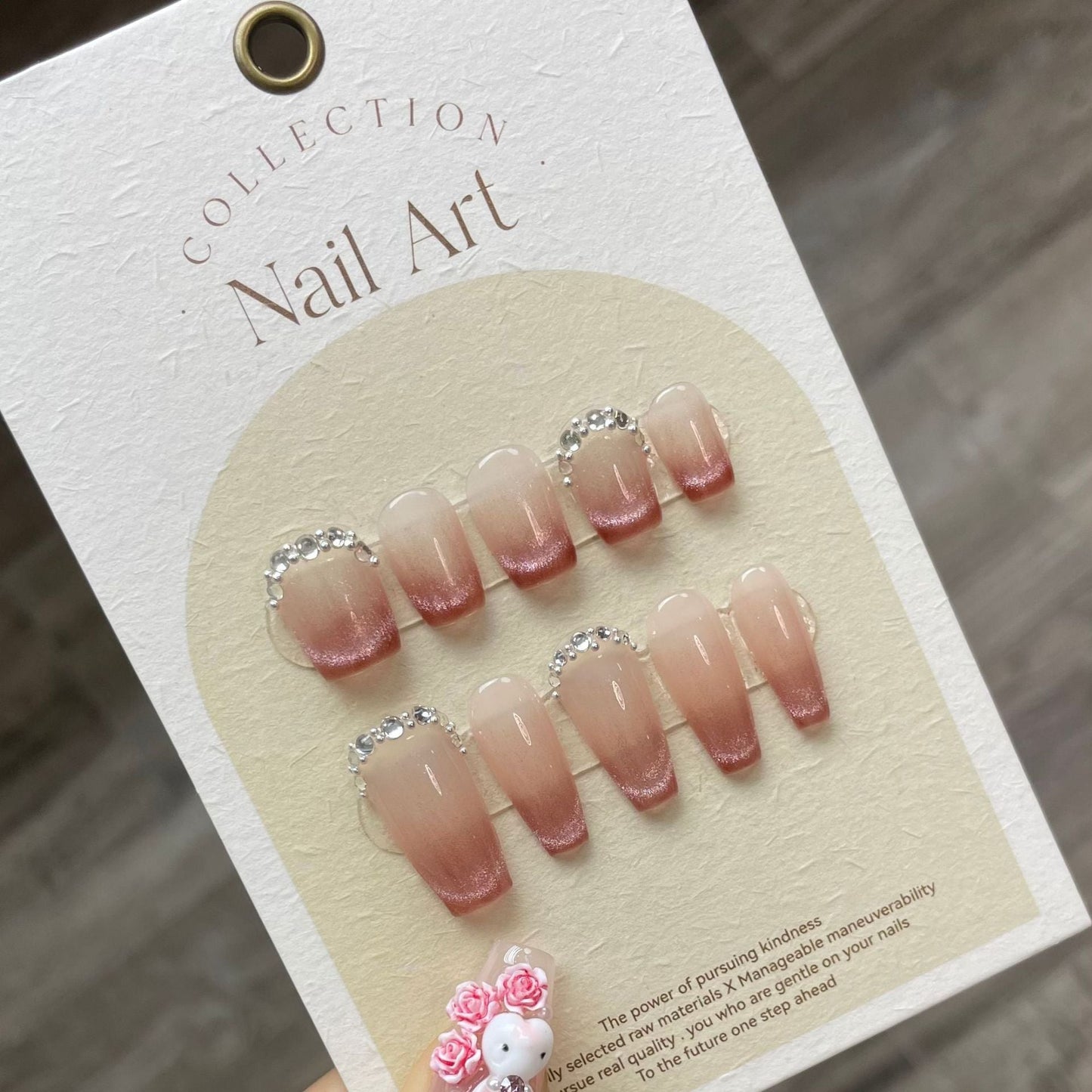 0938- Handmade press on nails