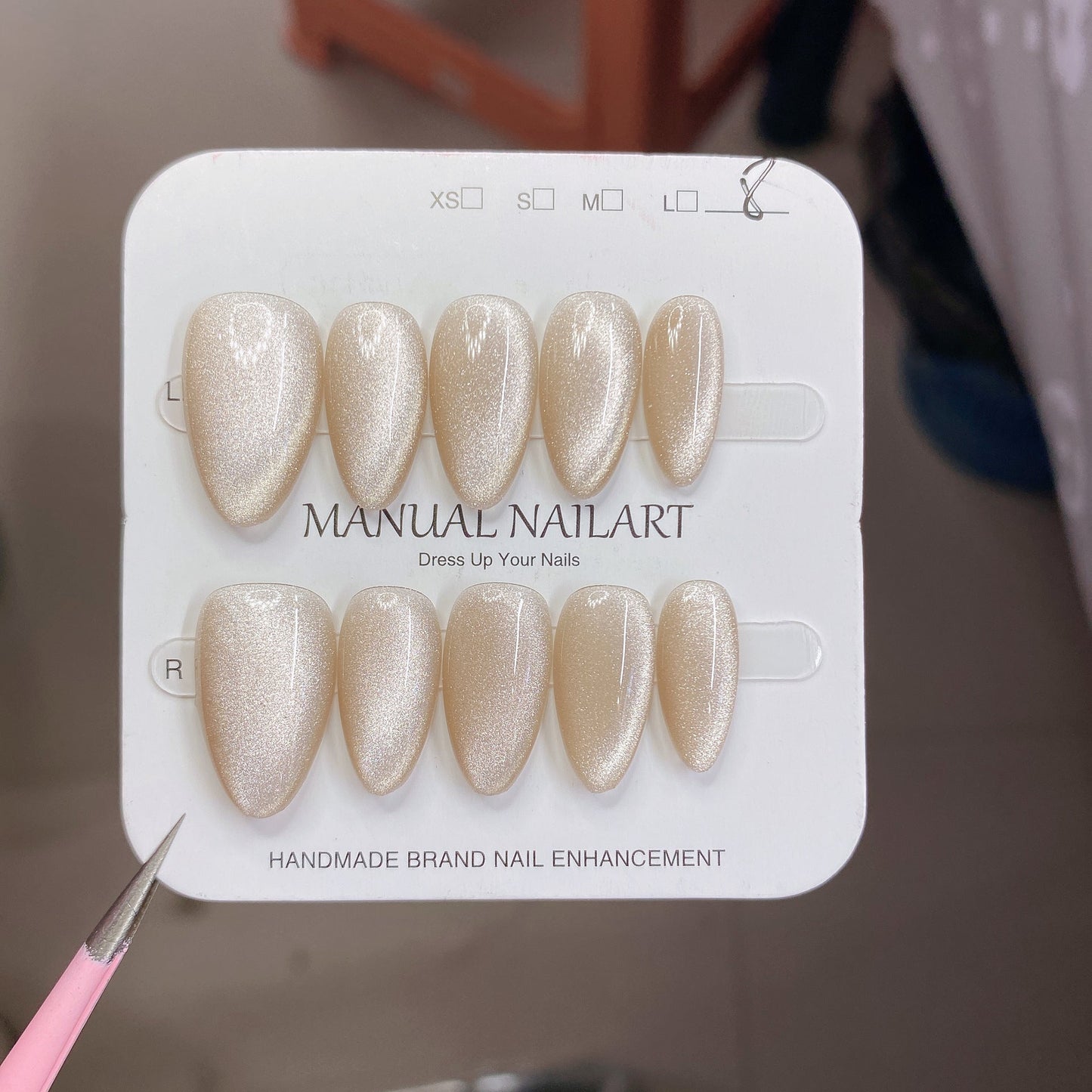 1027- Handmade press on nails