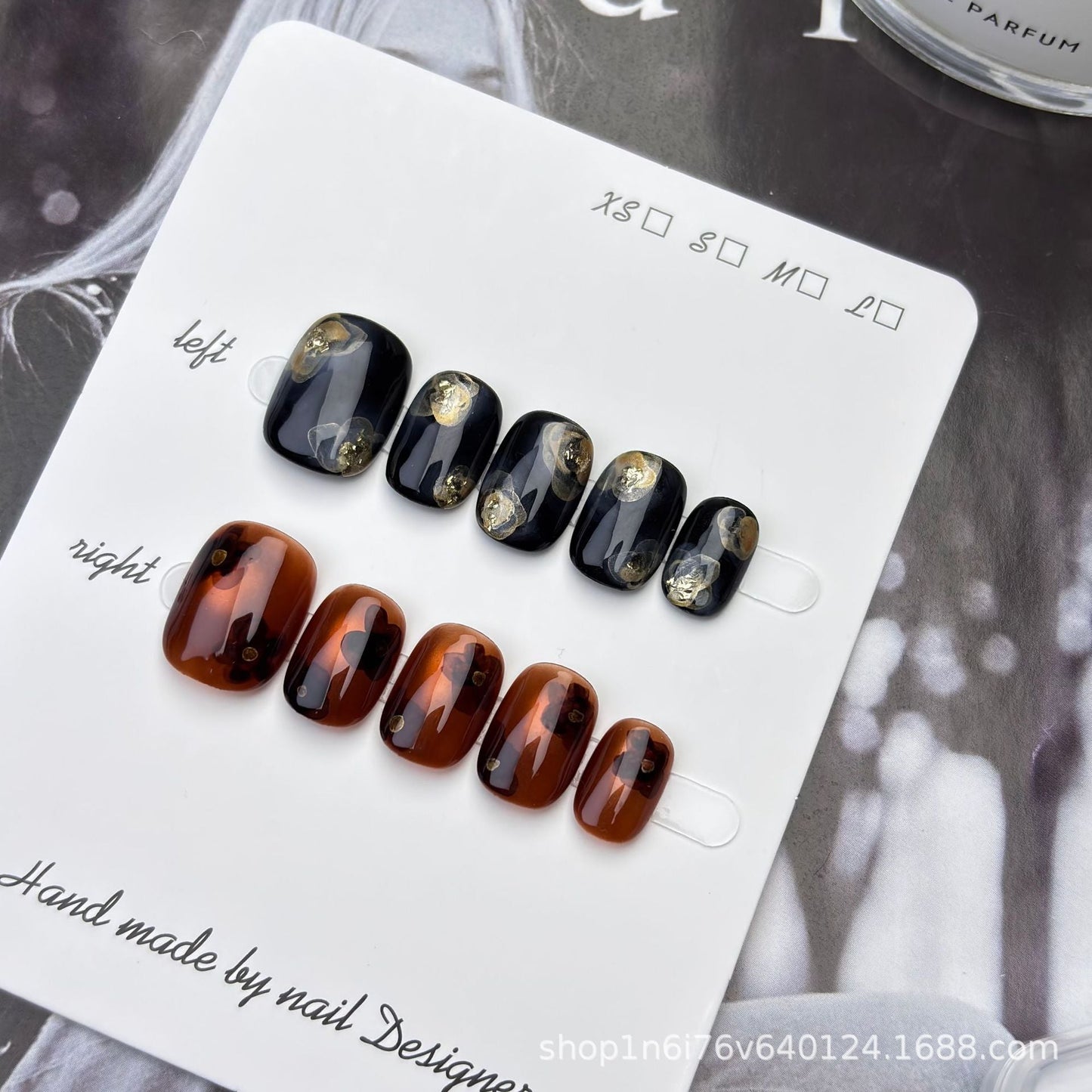 1002- Handmade press on nails