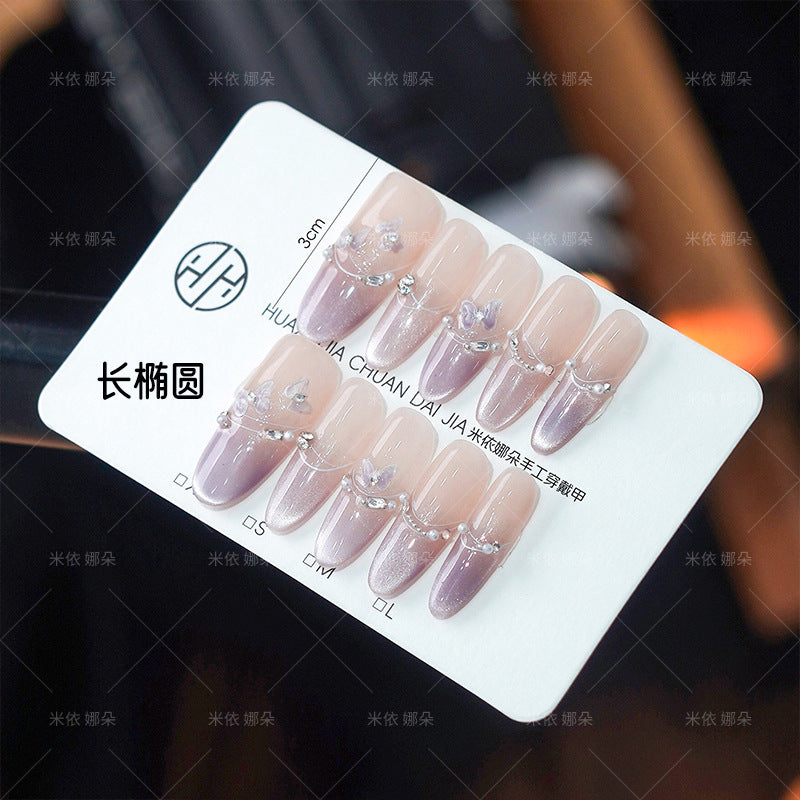 0961- Handmade press on nails