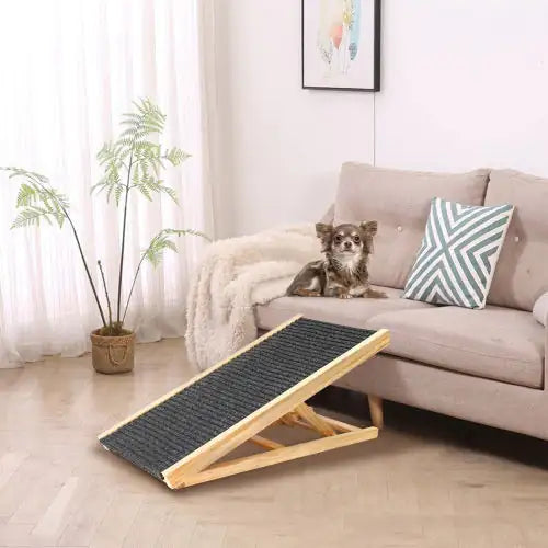 PawPal Comfort Ramp: Extra Wide, Non-Slip for Sofa & Car