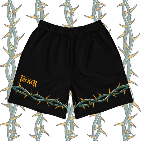Ring of Thorns Men’s Gym Shorts – Tattoo-Inspired Activewear