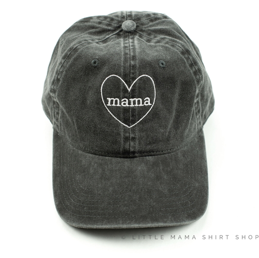 Mama (Heart Around) - Adult Baseball Cap
