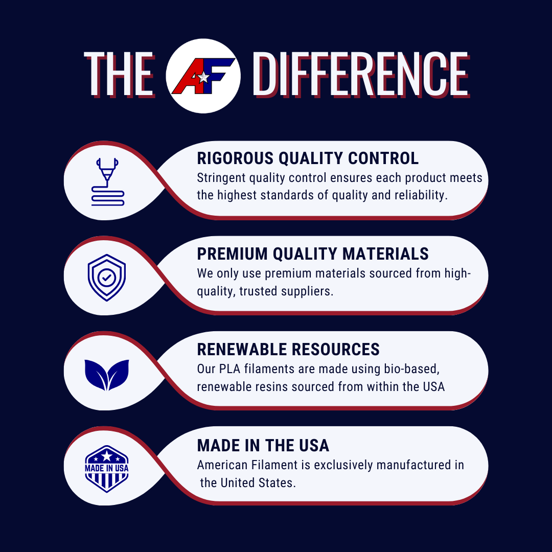 Rose Gold AF Silk PLA 3D Printer Filament, 1.75 mm Diameter, 1 kg Spool