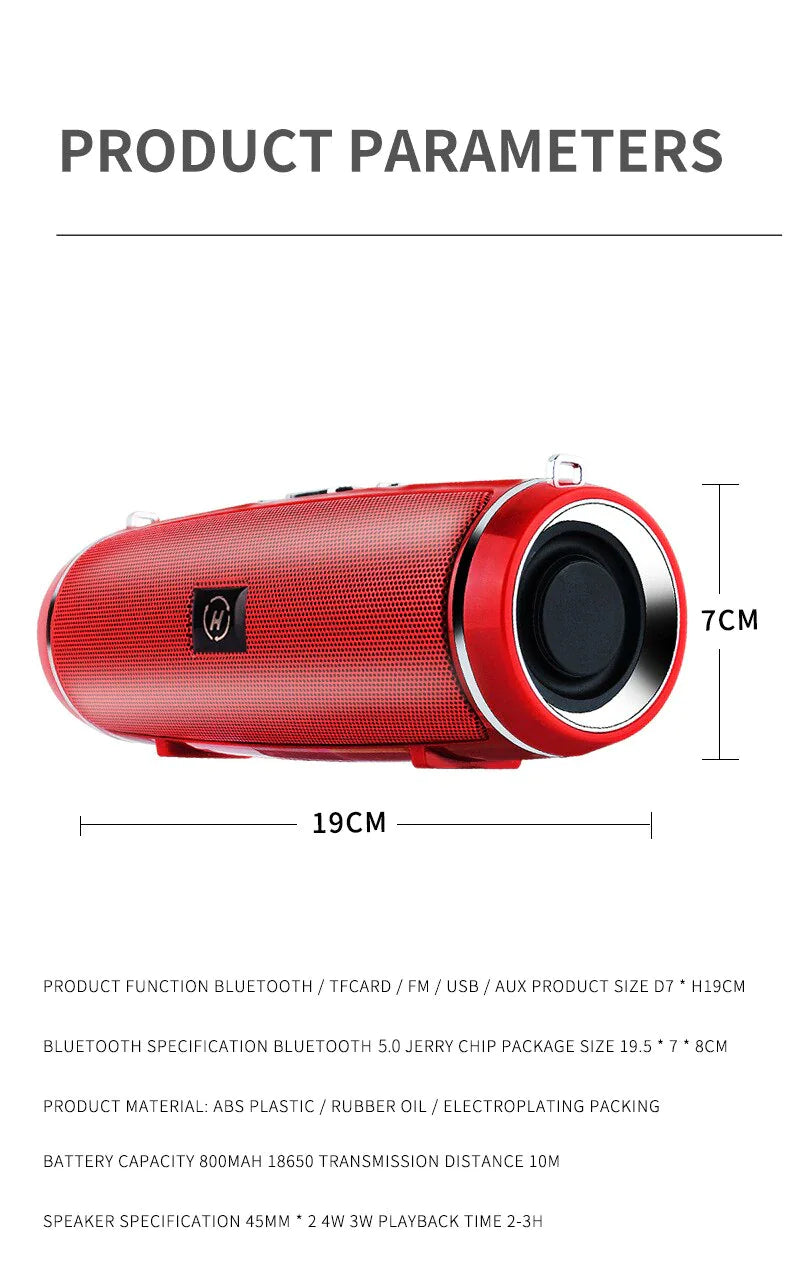 Outdoor Bass King Bluetooth 5.1 Speaker