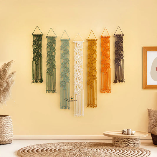Green Earth Macrame Wall Hanging