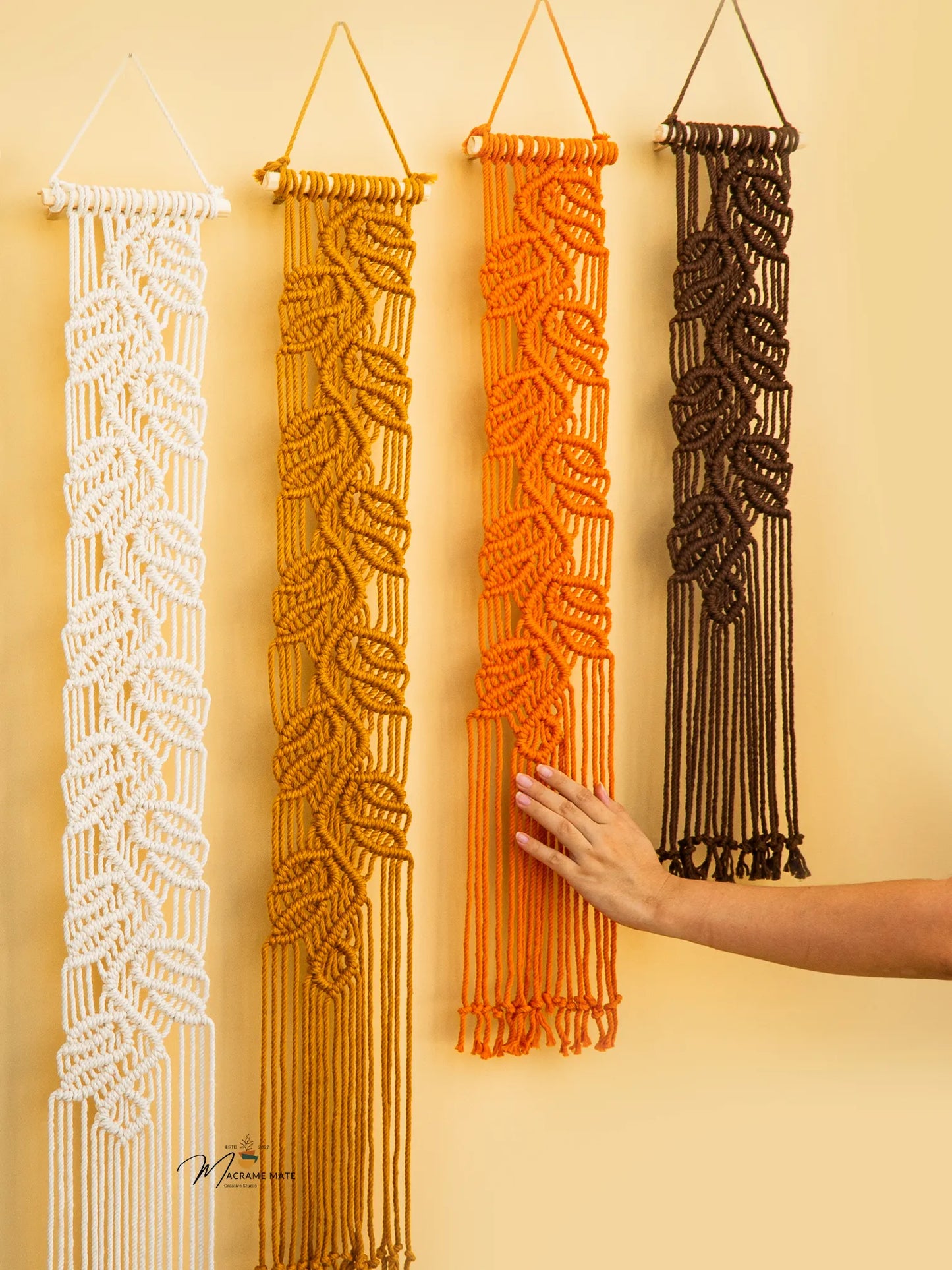 Green Earth Macrame Wall Hanging