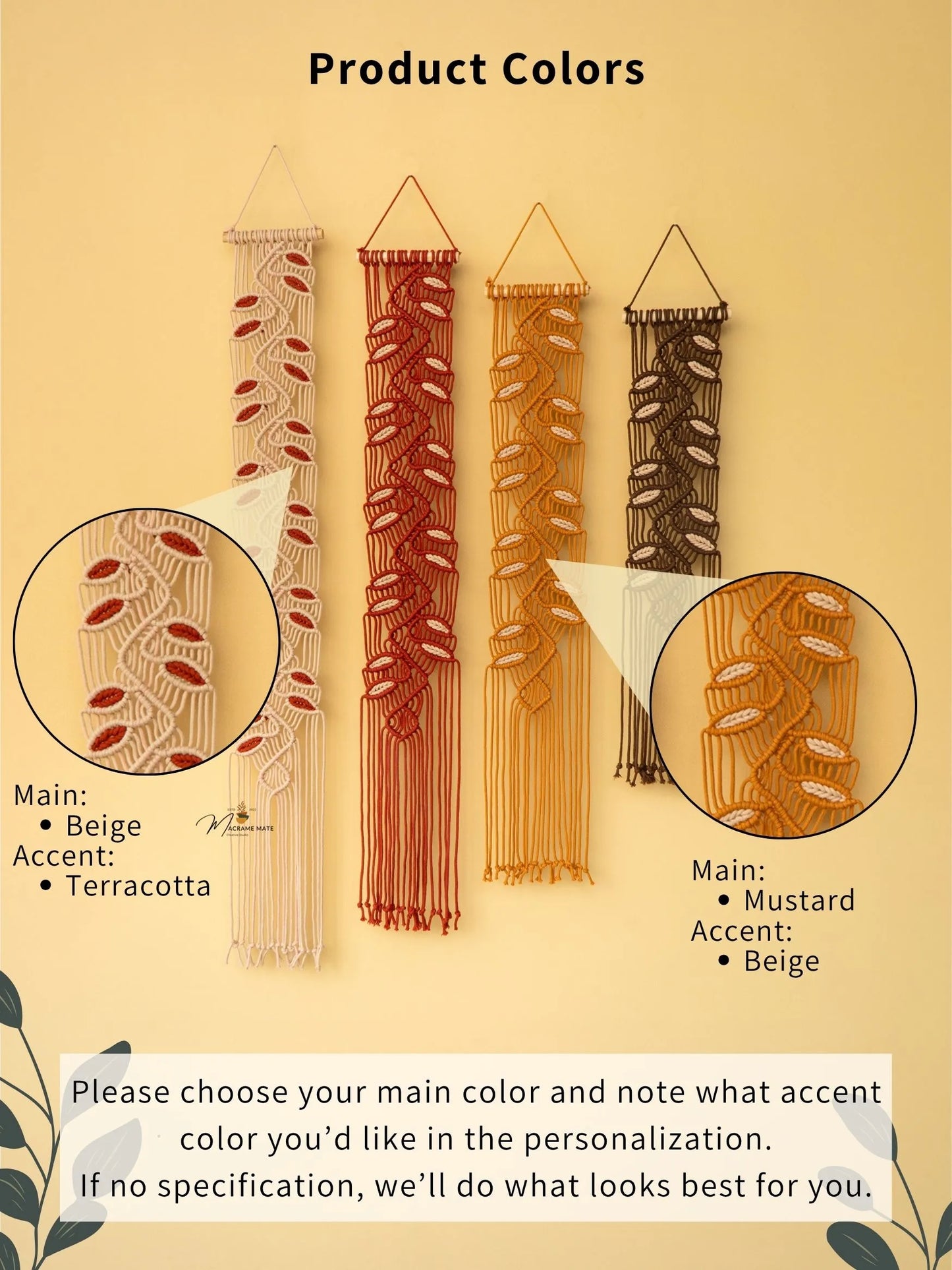 Vesta Earth Macrame Wall Hanging