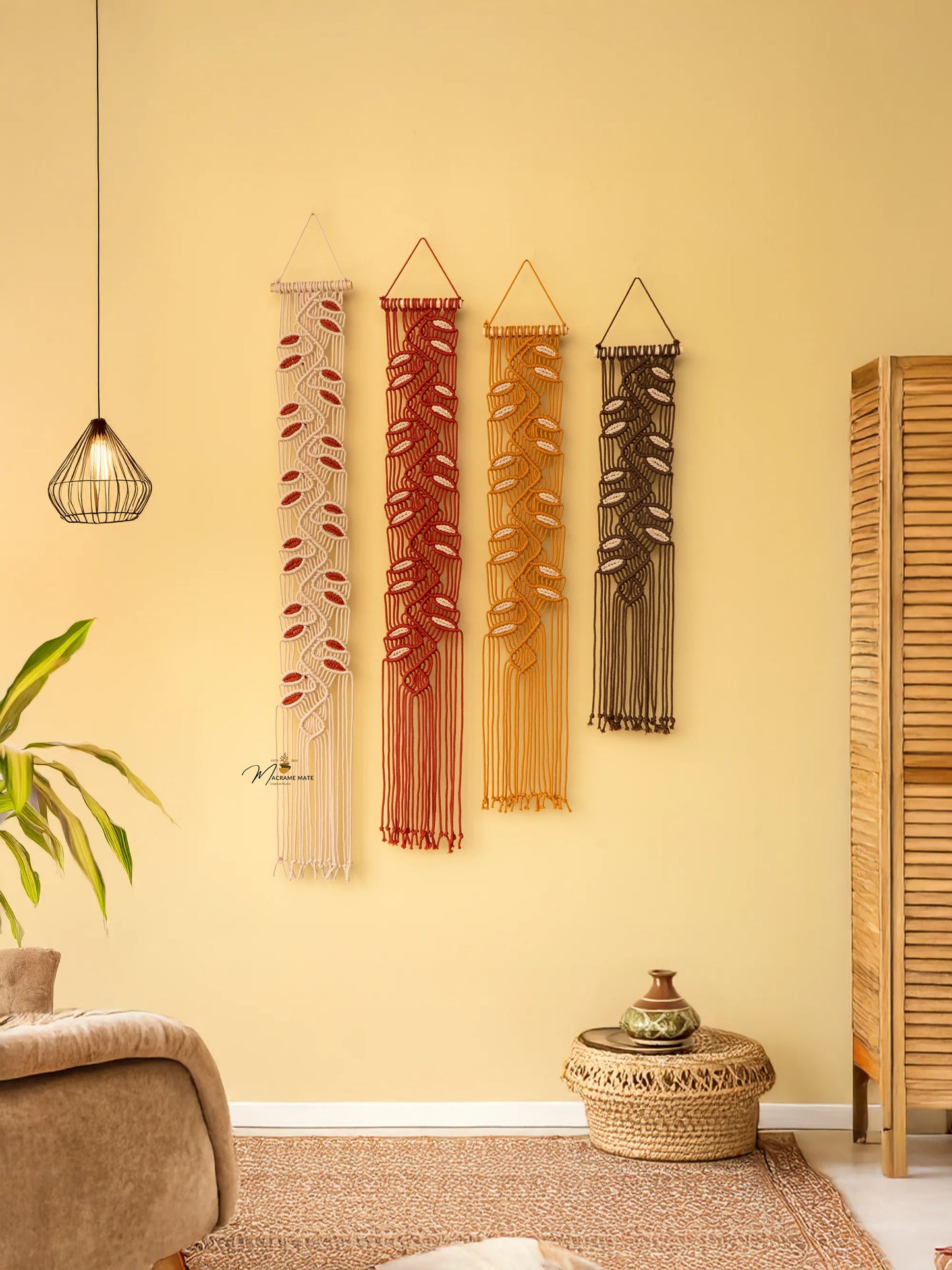 Vesta Earth Macrame Wall Hanging