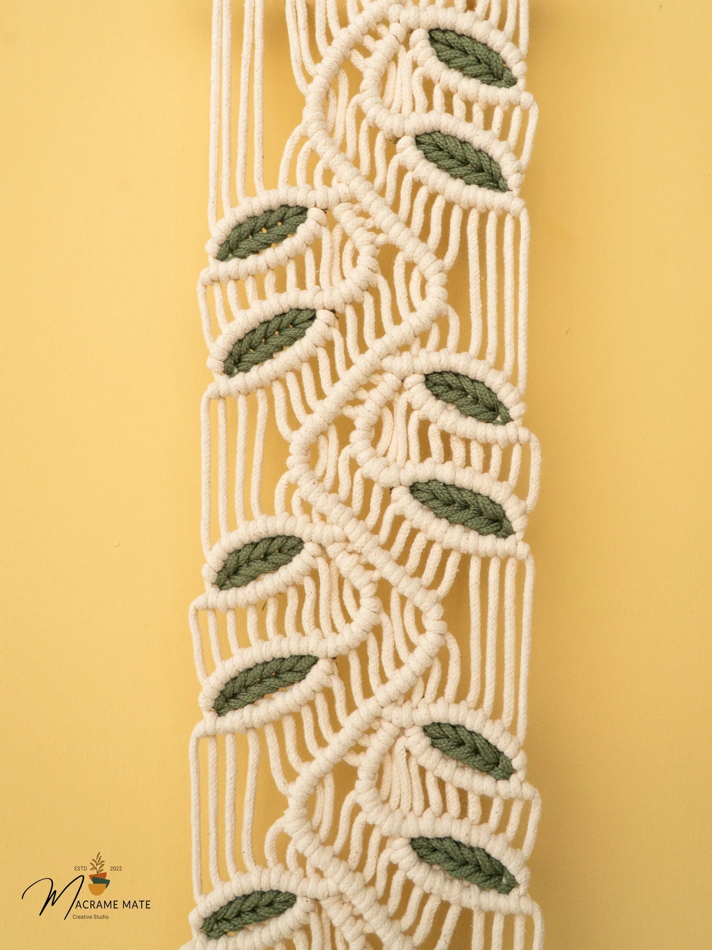 Green Macrame Wall Art