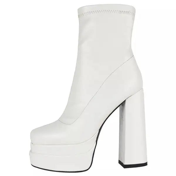 Rubber High Heel boots