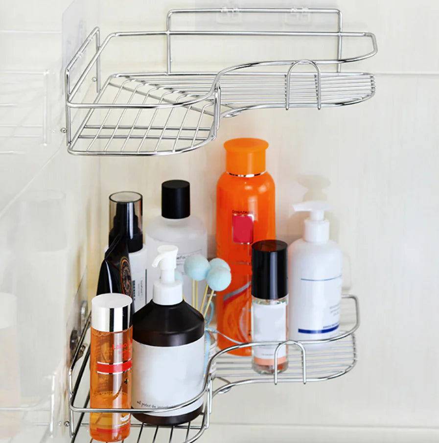 Triangular Bathroom Corner Organizer