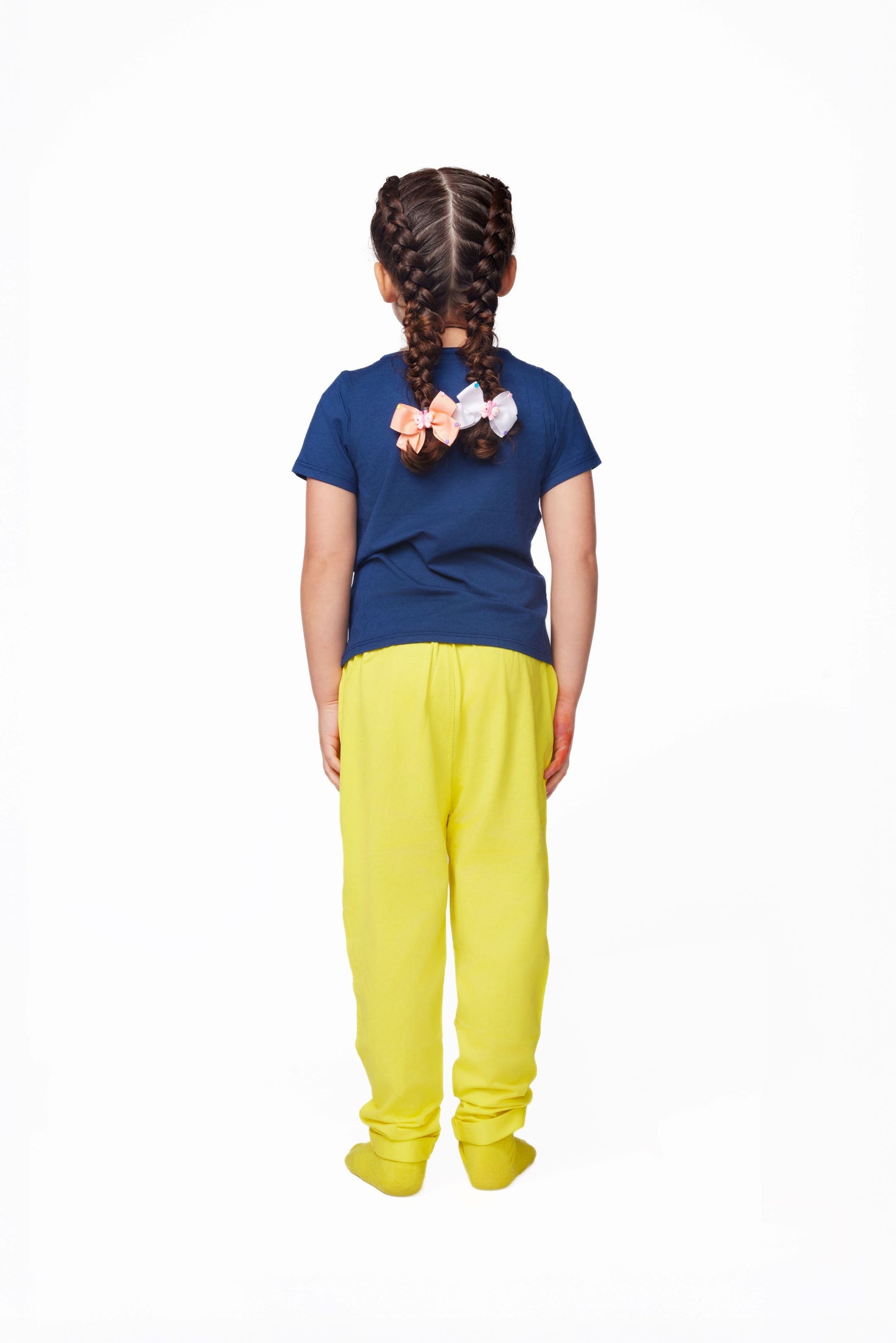 The Everday Sensory Friendly Navy Tee w Chewy Necklace- *actual chewy necklace design may vary, but color will match tee*