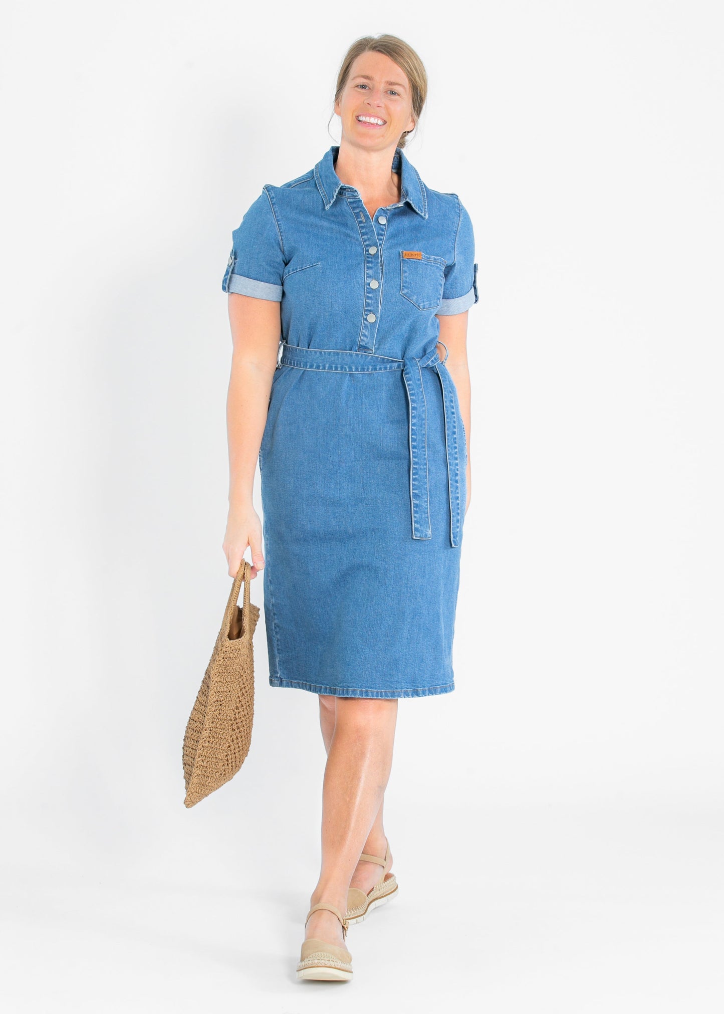 Denim Midi Dress