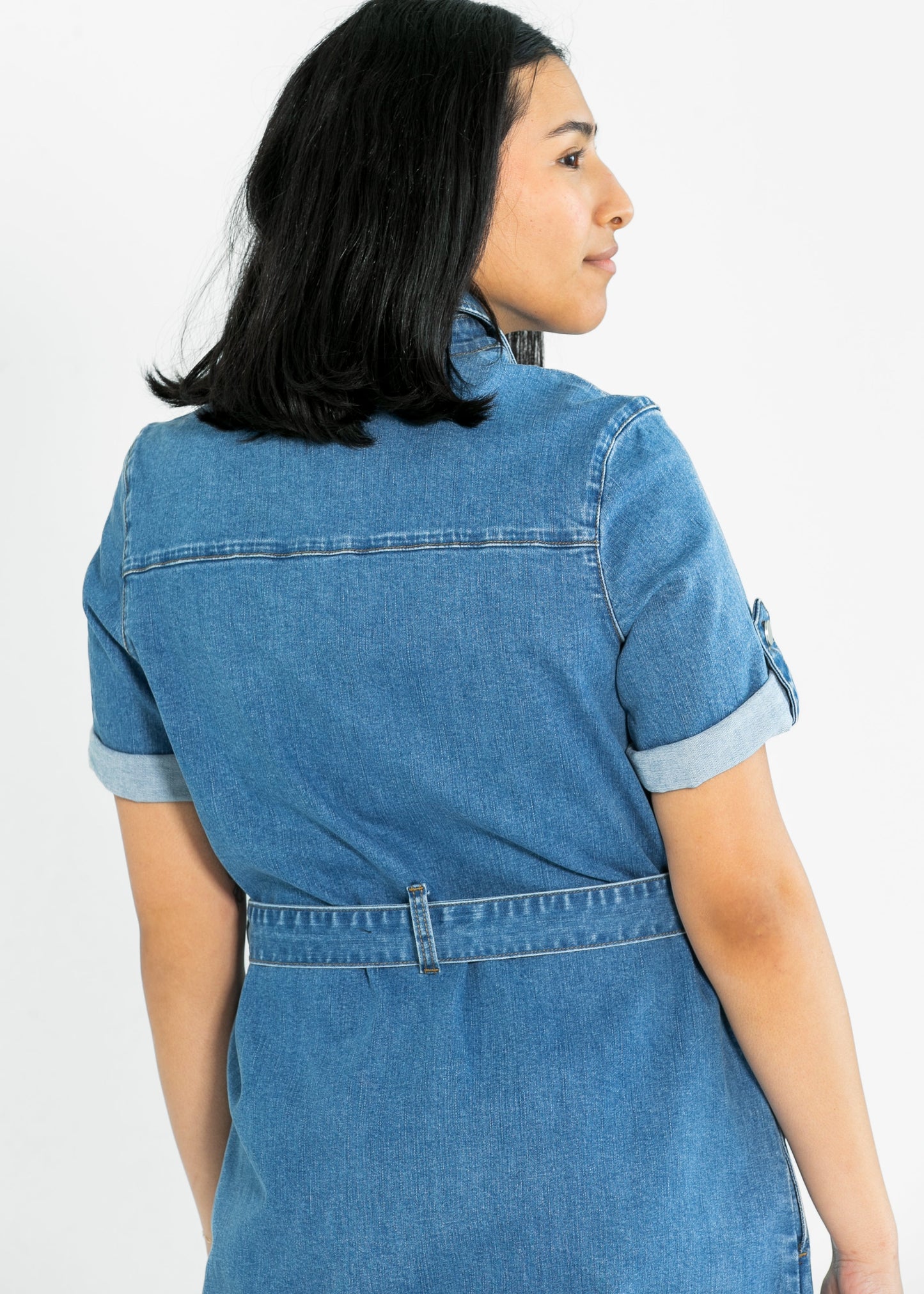 Denim Midi Dress