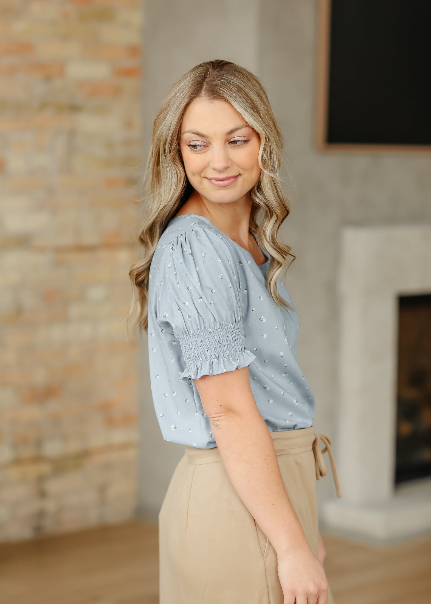 Short Ruffle Sleeve Top - FINAL SALE