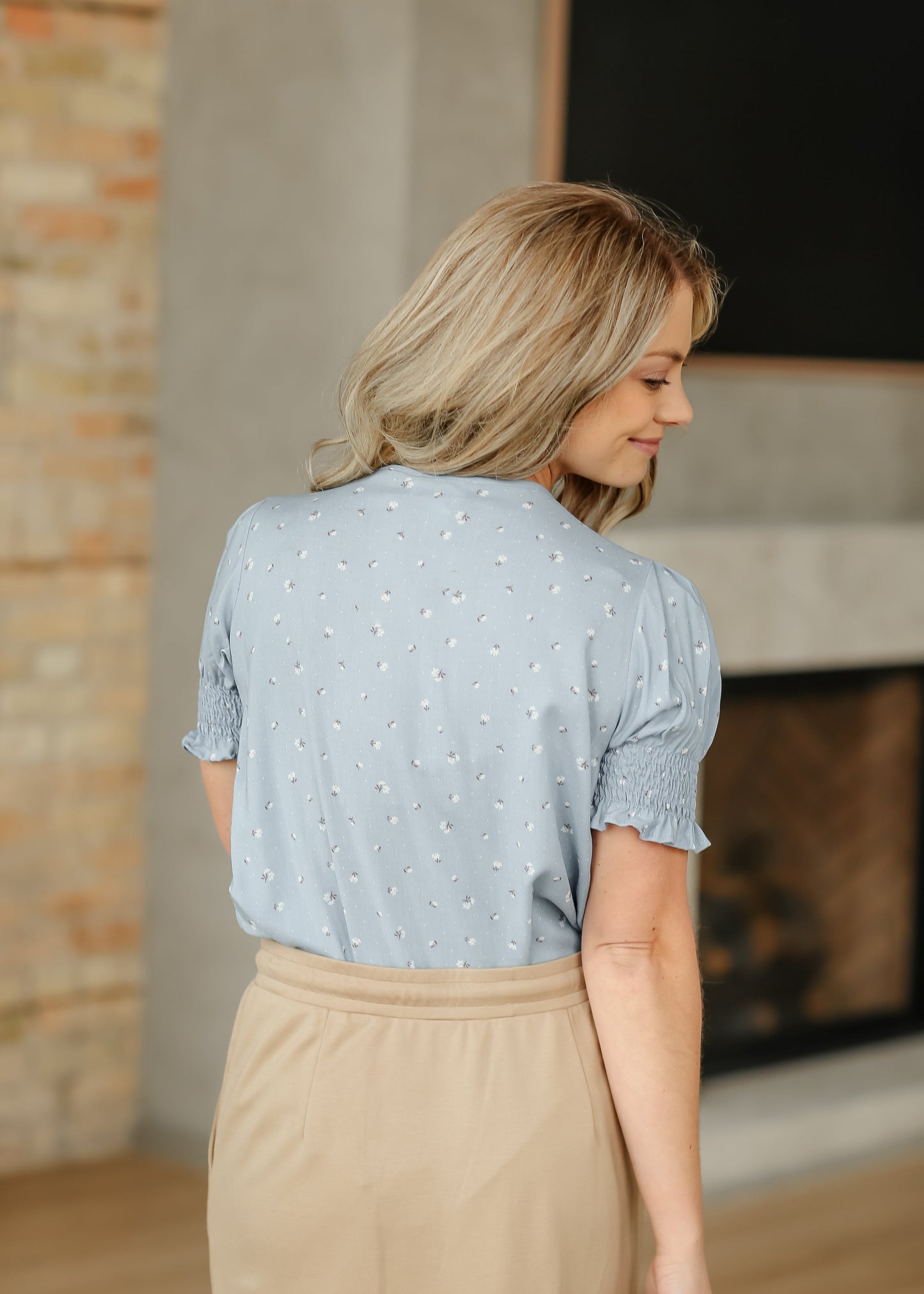 Short Ruffle Sleeve Top - FINAL SALE