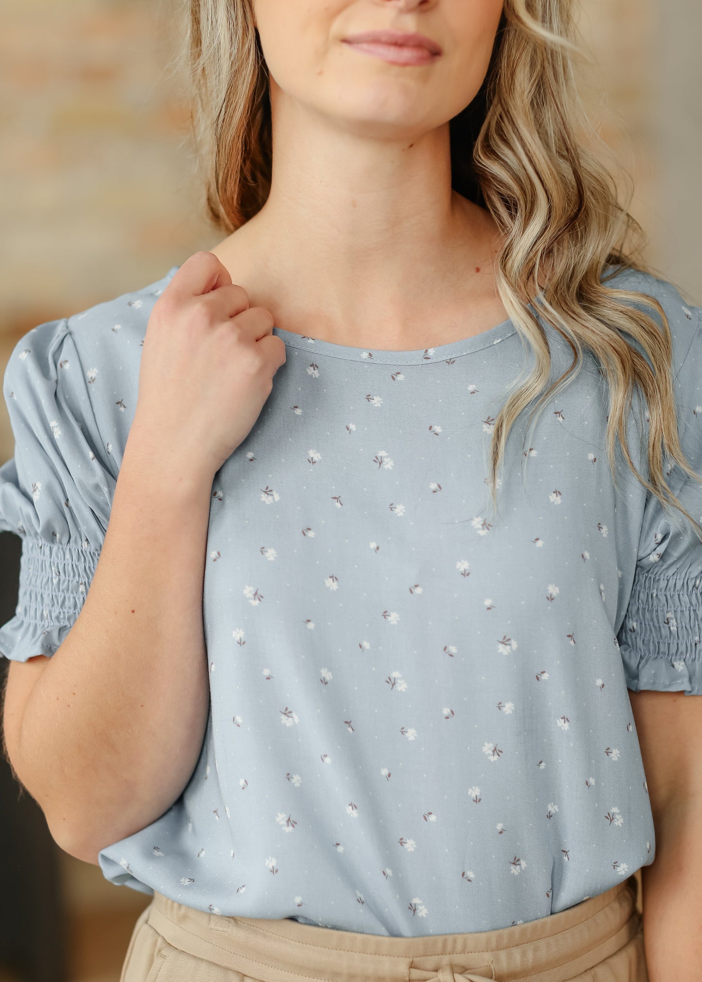 Short Ruffle Sleeve Top - FINAL SALE