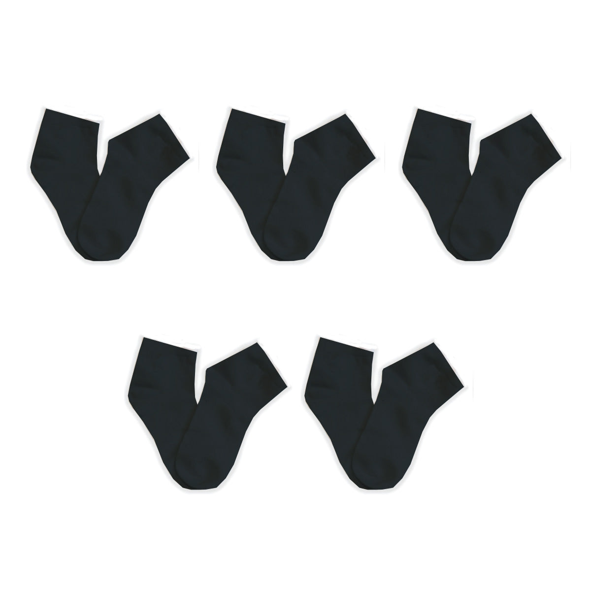 SmoothToe™ Essentials Ankle – Seamless Toe Sensory-Friendly Socks 5-Pack