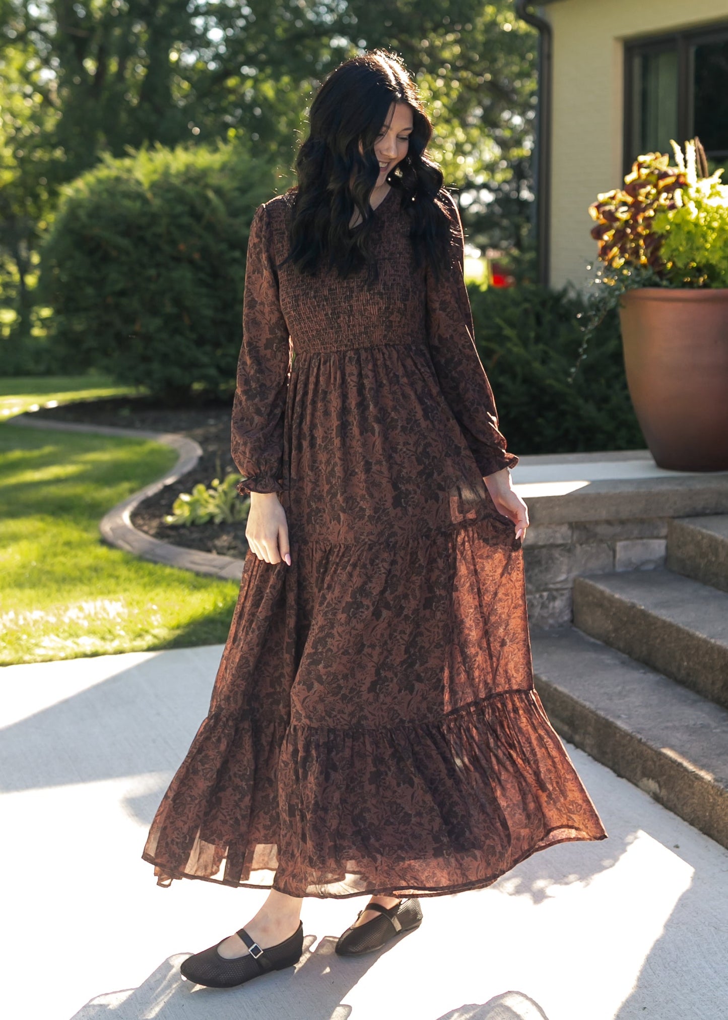 Aurora Smocked Maxi Dress