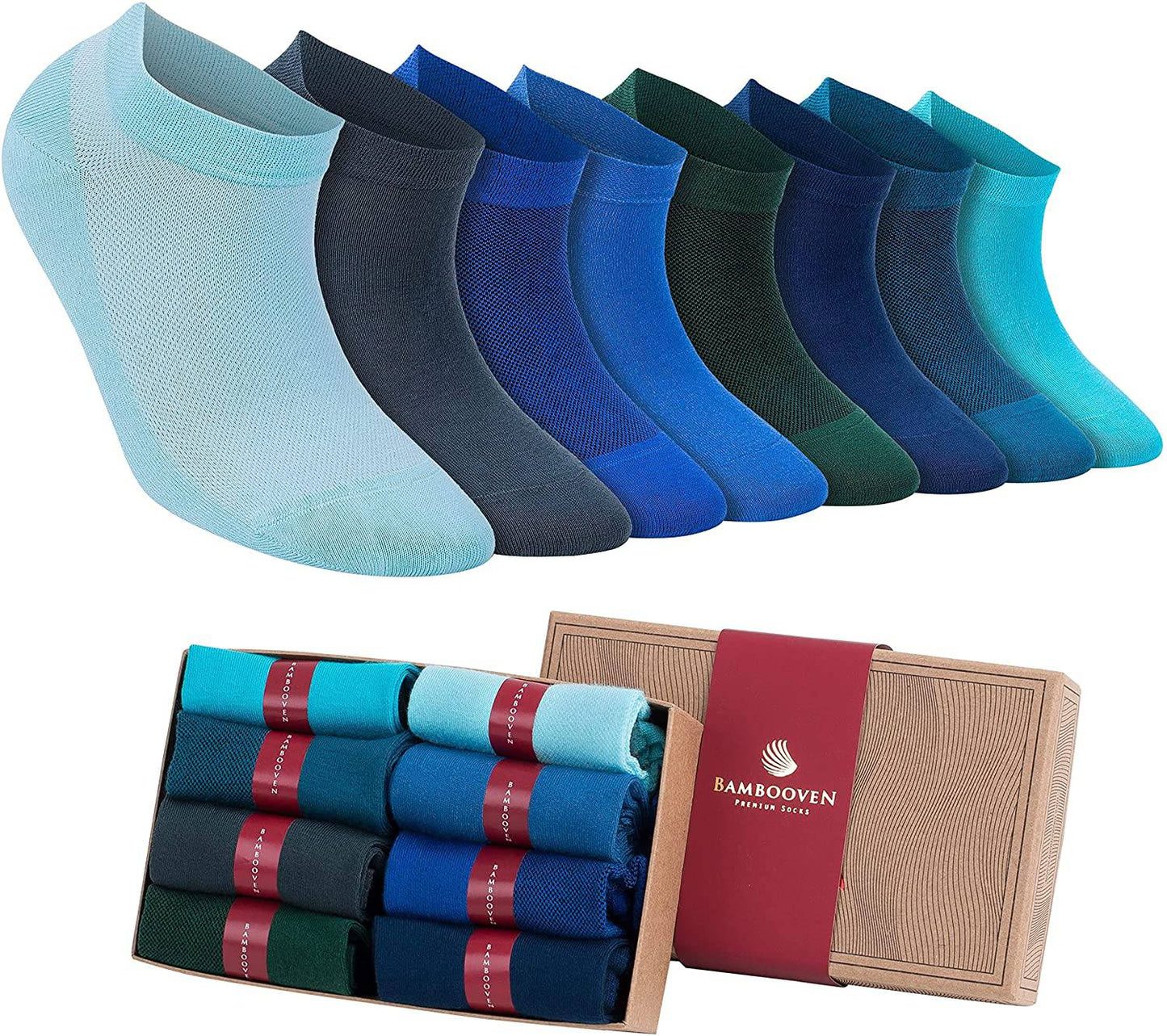 Women’s Bamboo Ankle Socks 8-Pack - 630