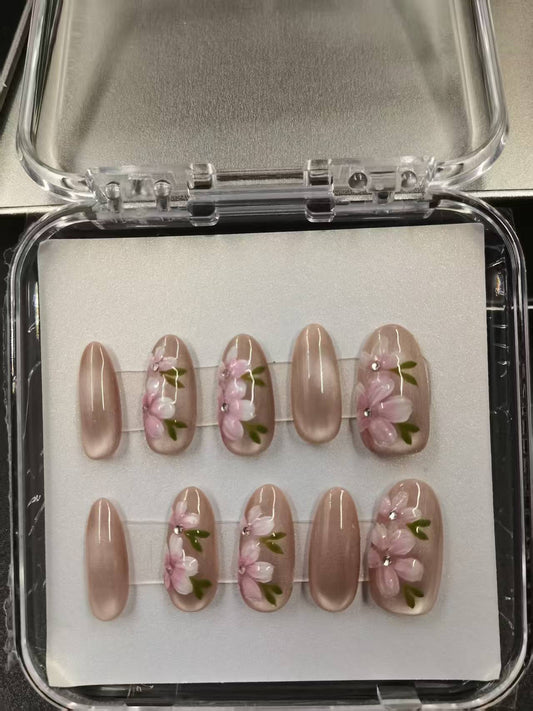 1052- Handmade press on nails