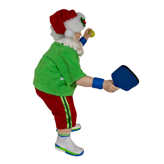Santa Playing Pickleball Kurt Adler 10-Inch
