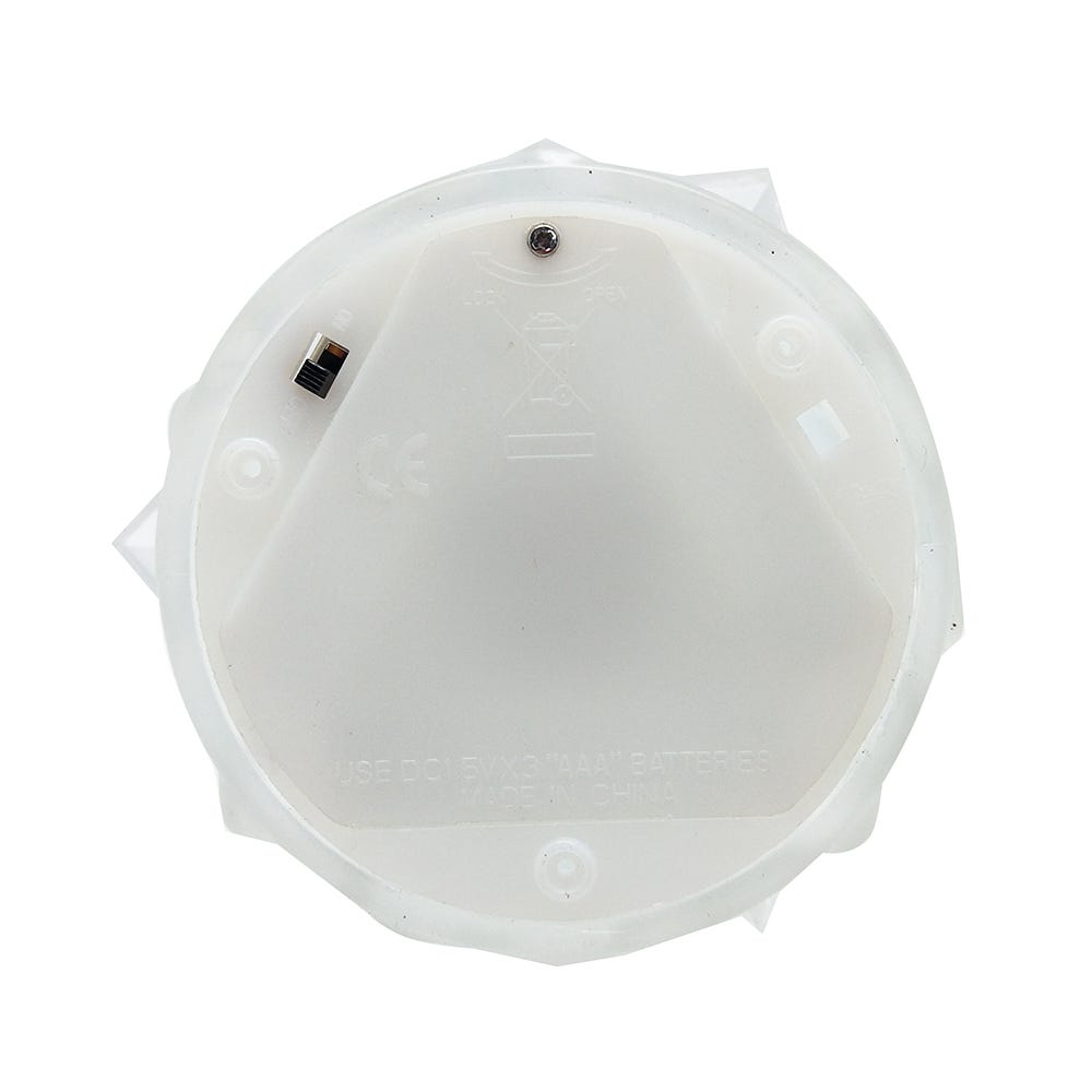 Kurt Adler 10.25-Inch LED Clear Tree Table Piece with Motion