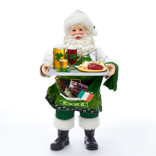 Fabriché Musical Irish Chef Santa