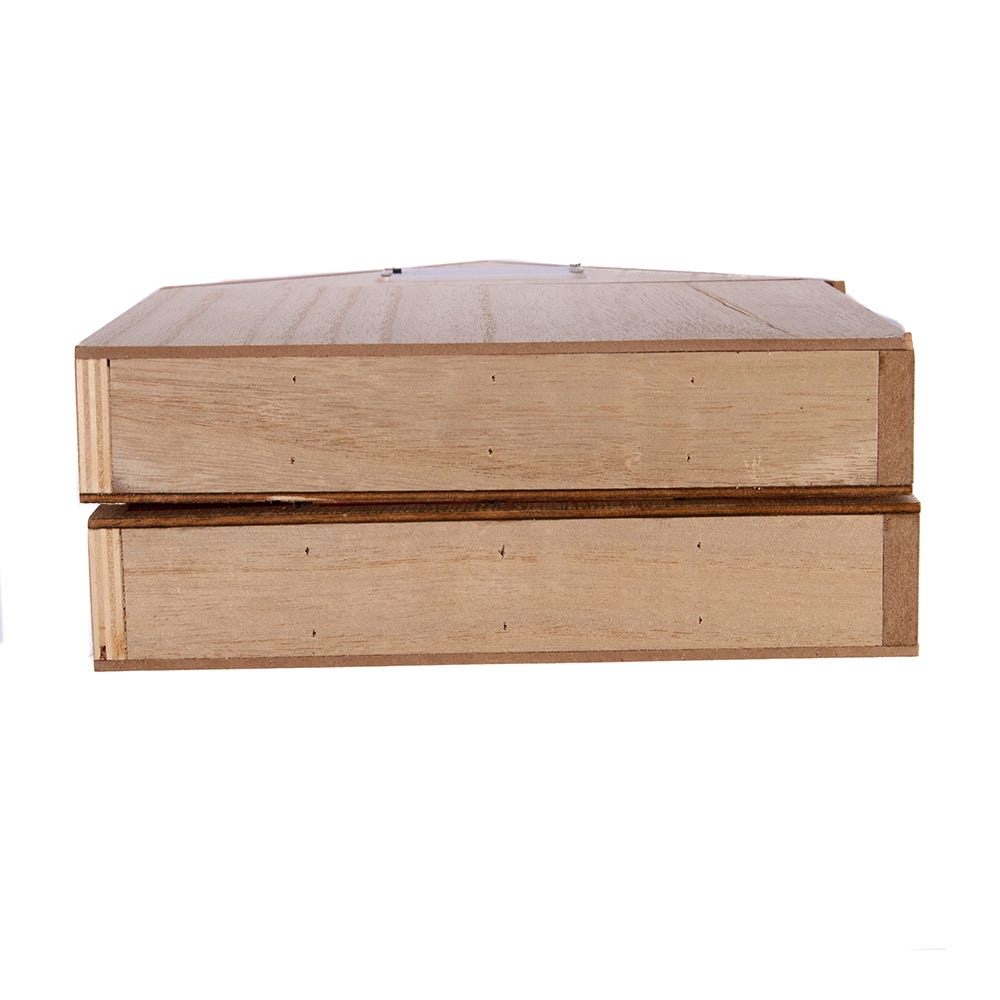 Kurt Adler 11.81-Inch Wooden LED Nativity Advent Calendar